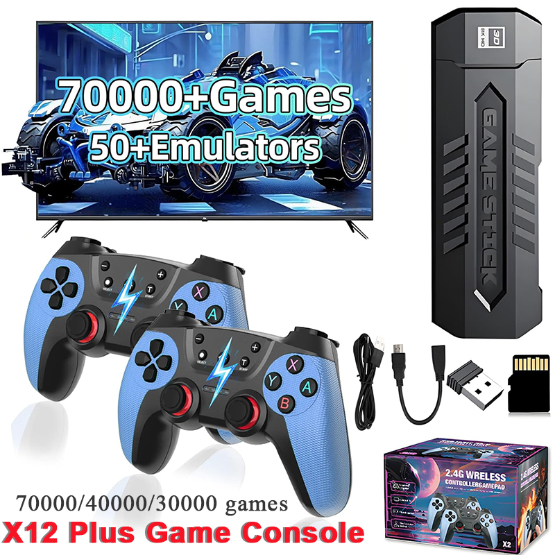Gaming Console Box - Controle Retro X2 com 128GB e