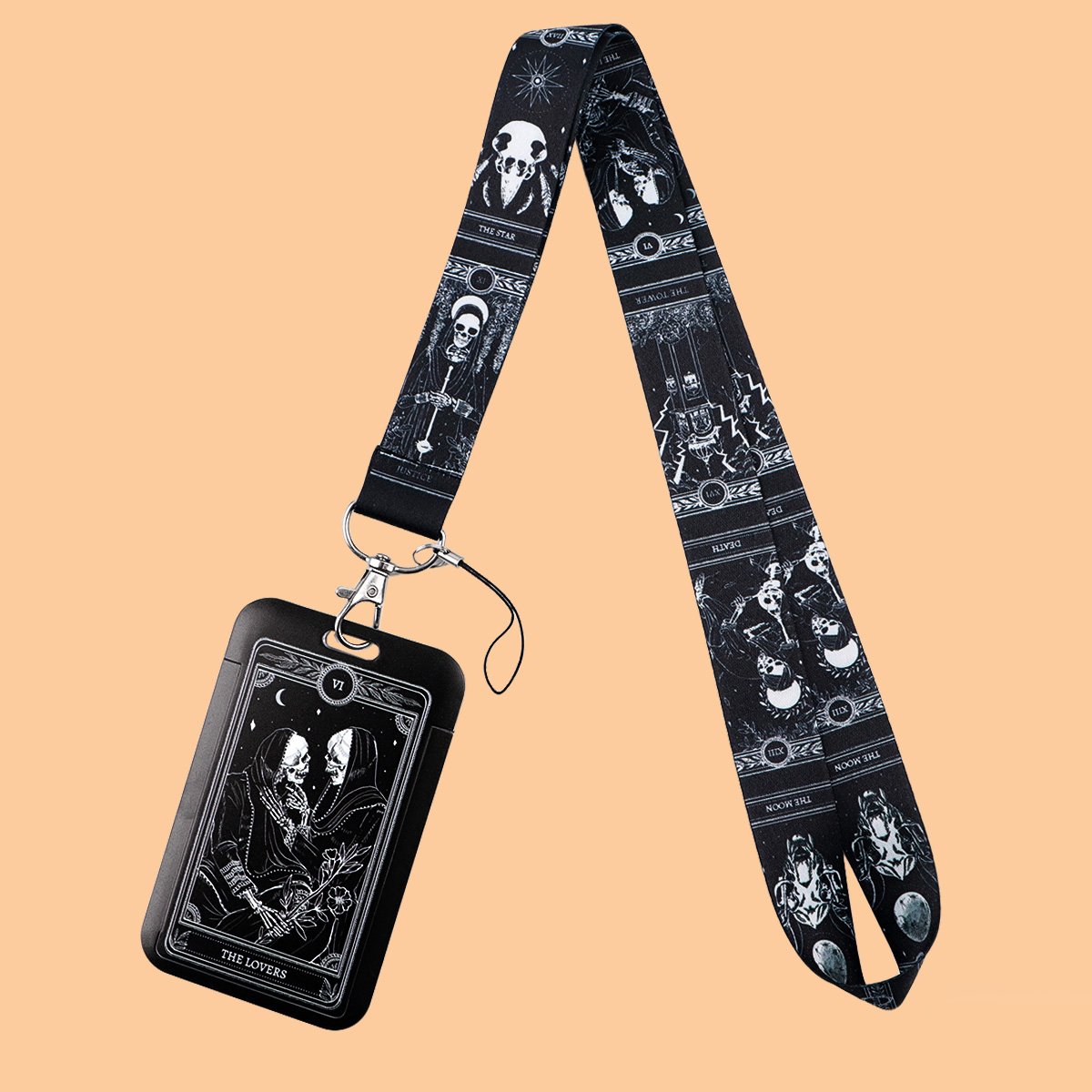 Gaming Card Holder - Cordão Porta-Cartões com Tema de Tarô