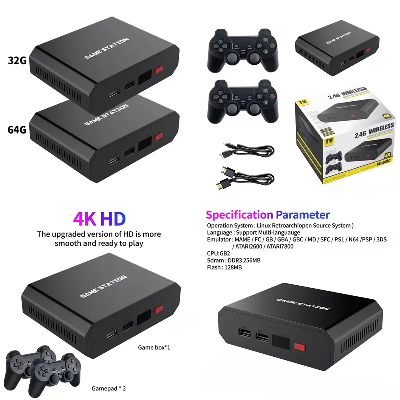 Gaming Console With Games - Console de Videogame M8plus HD com