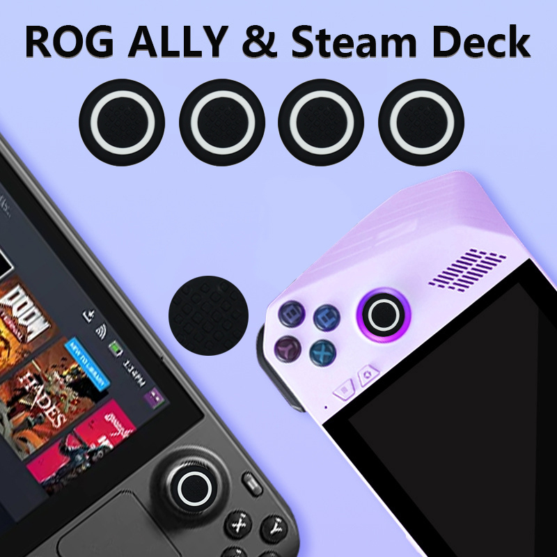 Console Gaming Steam - Silicone Joystick Polegar Grips Protector, Rocker