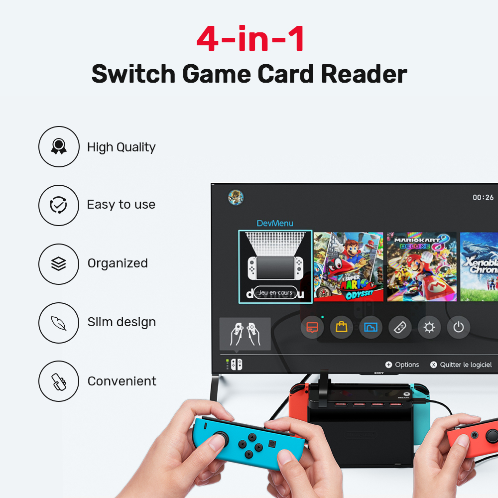 Gaming Card Holder - Leitor de Cartão de Jogo Portátil