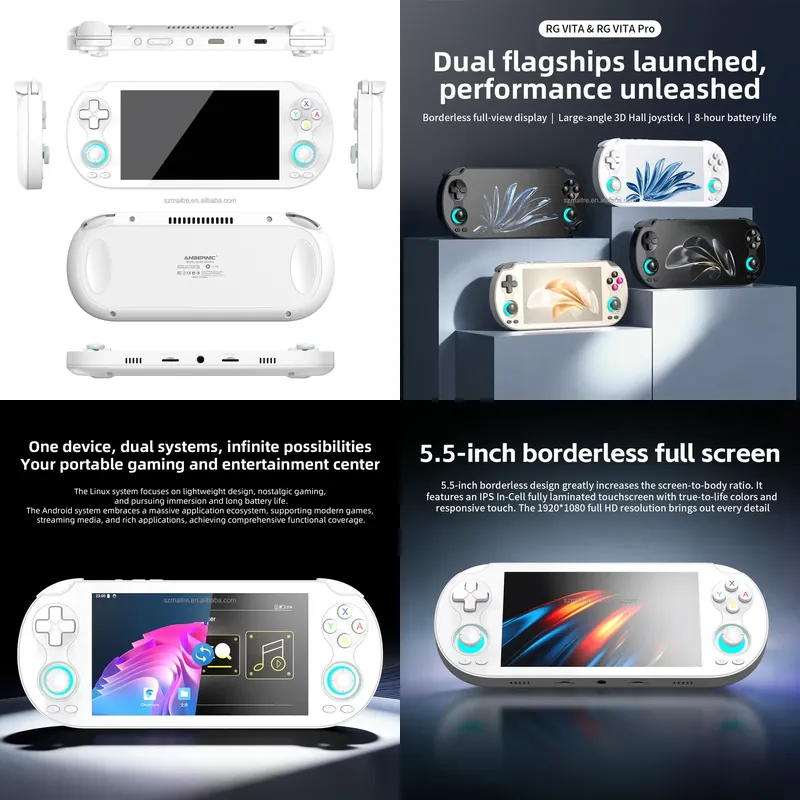 Gaming Console With Games - 【CHIMU HOME】 Console de jogos portátil
