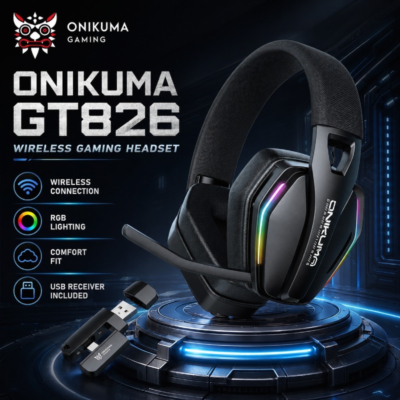 Gaming Console Apple - Fone de Ouvido Gamer Sem Fio