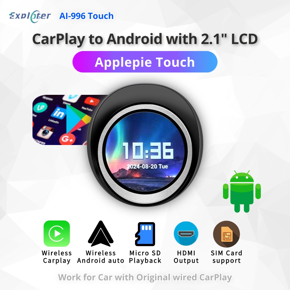 EXPLOTER ApplePie Touch CarPla - Hdmi Cable 2.1 avaliação e preço