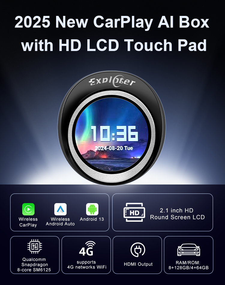 EXPLOTER ApplePie Touch CarPla - Hdmi Cable 2.1 avaliação e preço