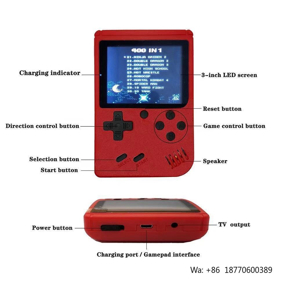 Console de Jogo Portátil 400 e - Gaming Console With Games avaliação e preço