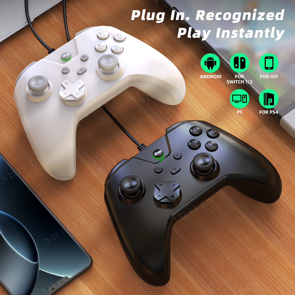 Controle de Jogo com Fio VILCO - Console Gaming Steam avaliação e preço