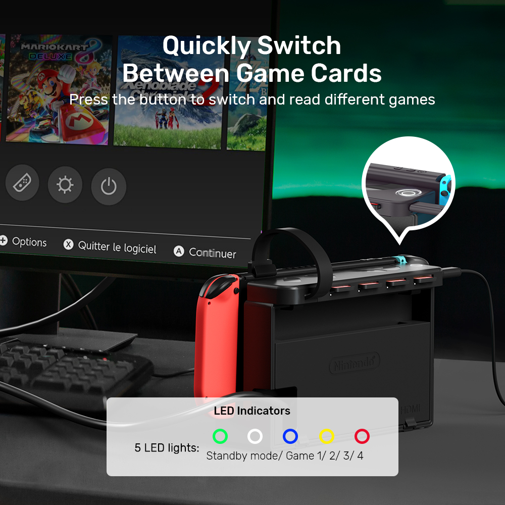 Leitor de Cartão de Jogo Portá - Gaming Card Holder avaliação e preço