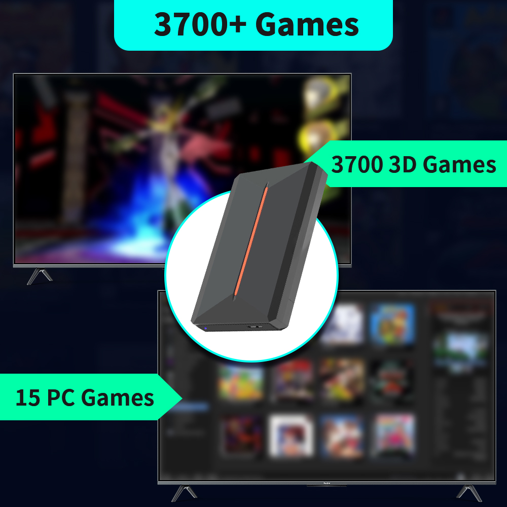 Launchbox OS 500GB Portátil Ga - Gaming Console Stick avaliação e preço