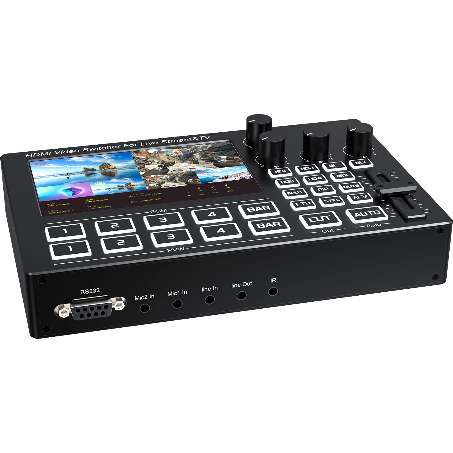 Misturador de Vídeo HDMI 1080P - Gaming Console Box avaliação e preço