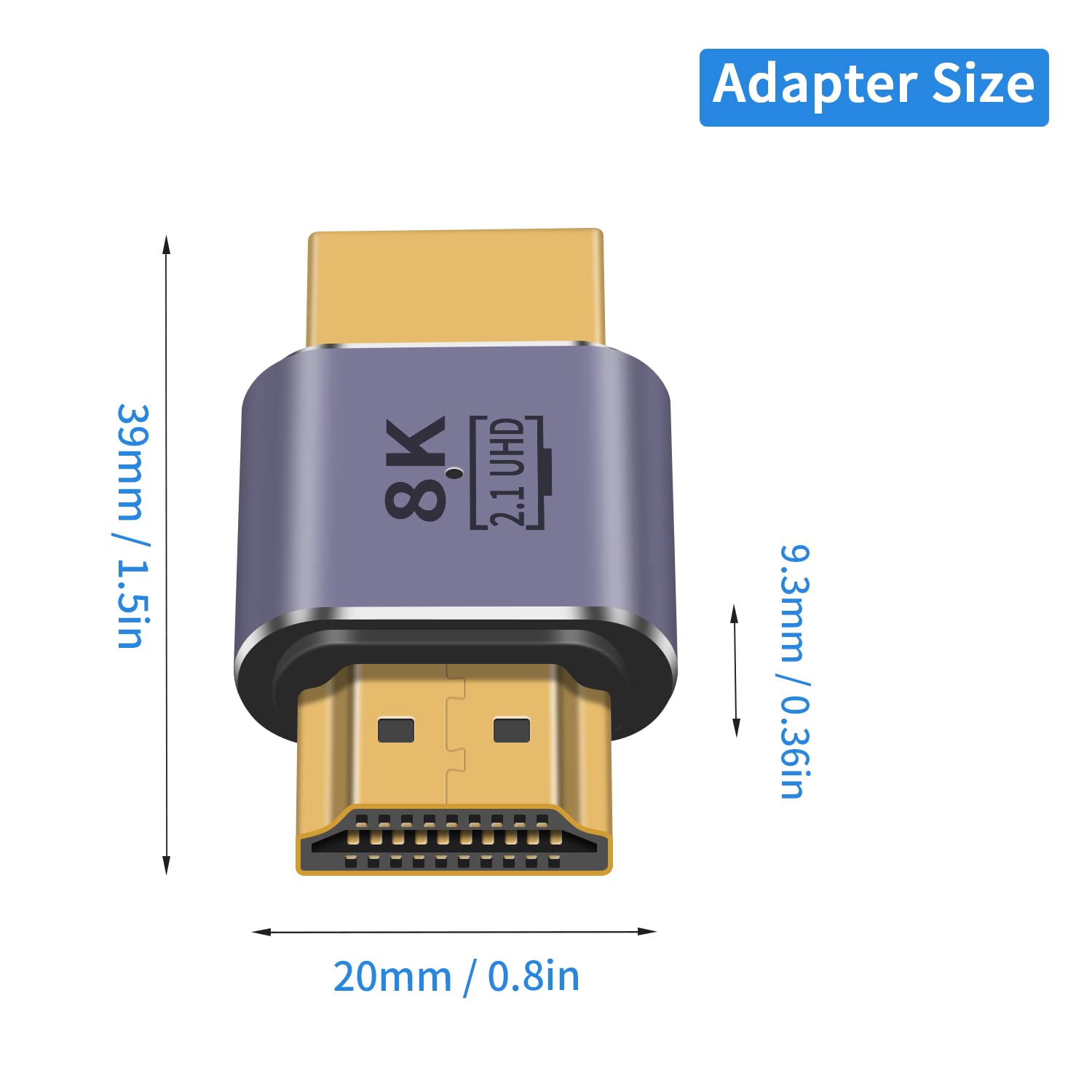 Adaptador HDMI Masculino para  - Hdmi Cable 2.1 avaliação e preço