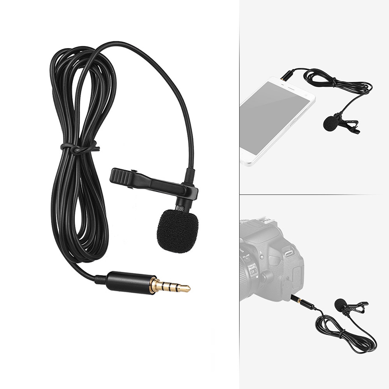 1.5m mini microfone de lapela  - Pc Gaming Handheld Console avaliação e preço